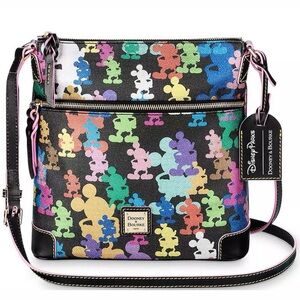 Disney Dooney & Bourke Mickey Mouse Letter Carrier Bag 10th Anniversary